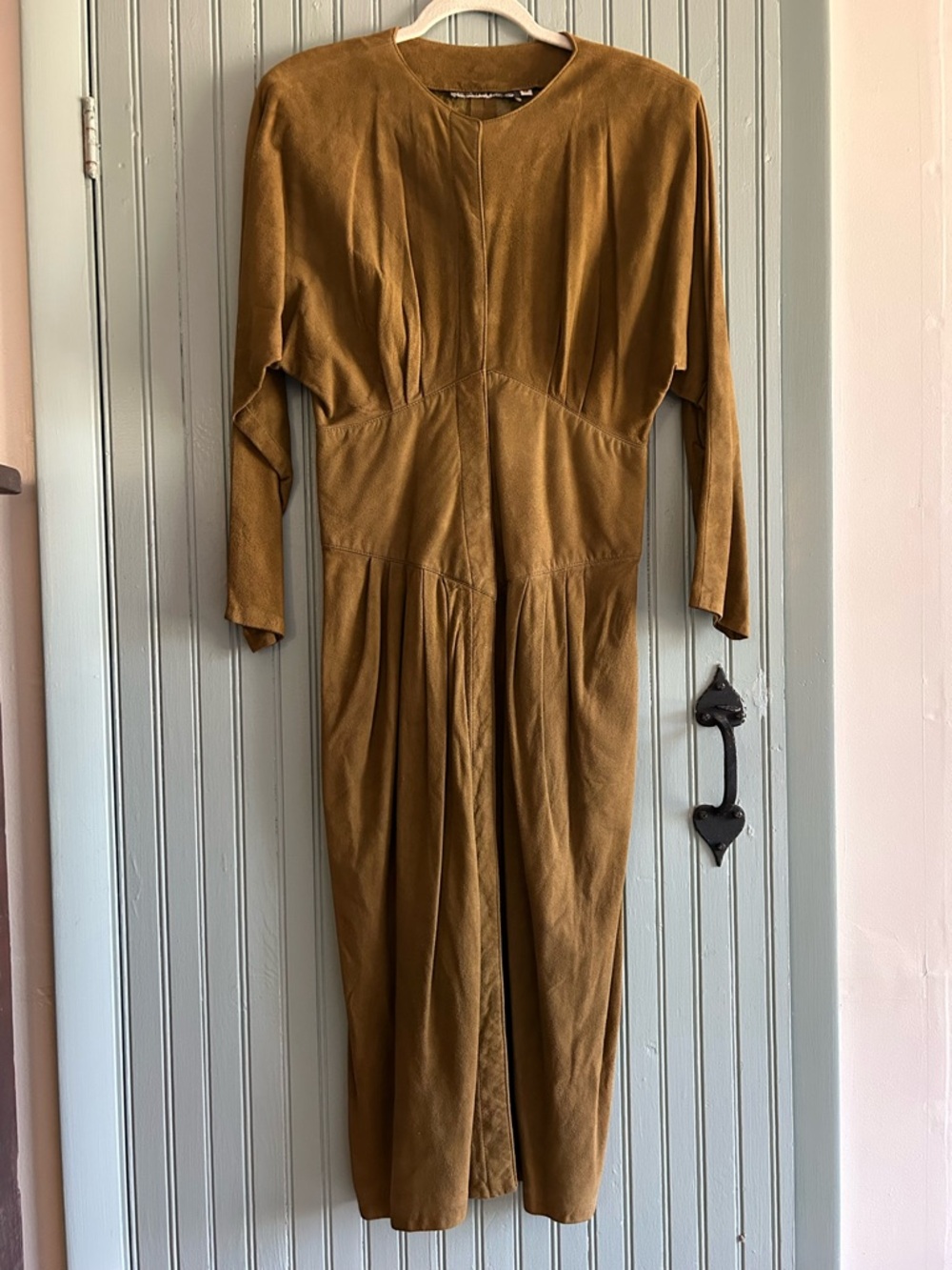 Vintage ‘80’s suede dress sz 12